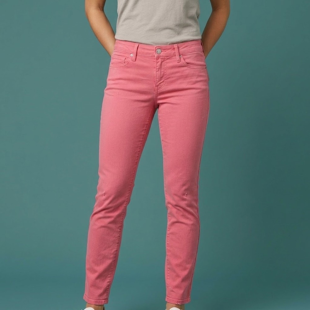 Levi's‎ Skinny Jeans Womens 28 Pink Slim Fit Stretch Denim